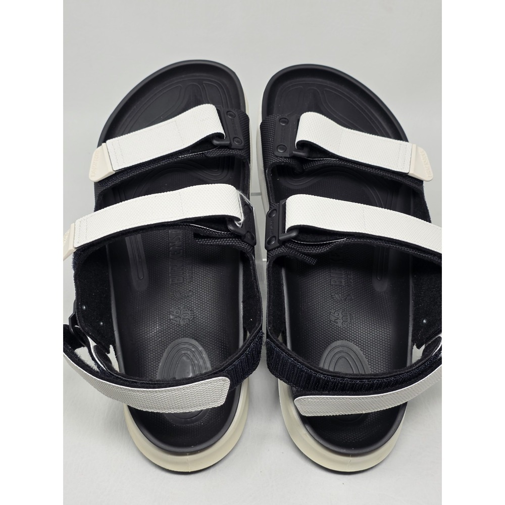 Birkenstock Mens Tatacoa Futura Black White Birko-Flor Sandals Size 46 13 US New - Picture 7 of 11